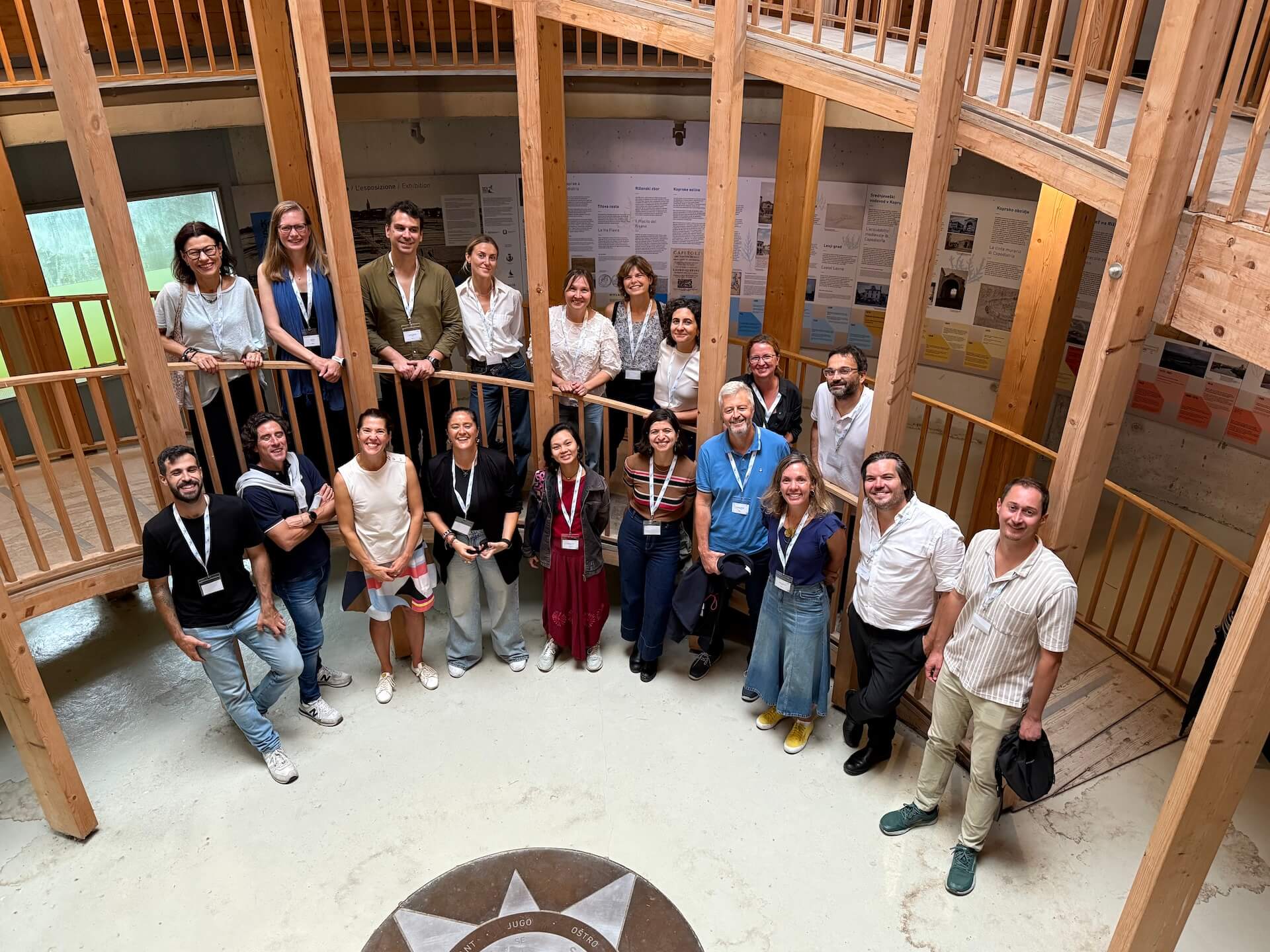 Inspiri participants gather for a collaborative workshop in a modern space